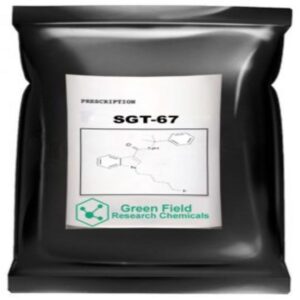 SGT-67 is a new novel drug that belongs to the indazole-3-carboxamide family. It is a synthetic cannabinoid structurally similar to SGT-263 and SGT-25.